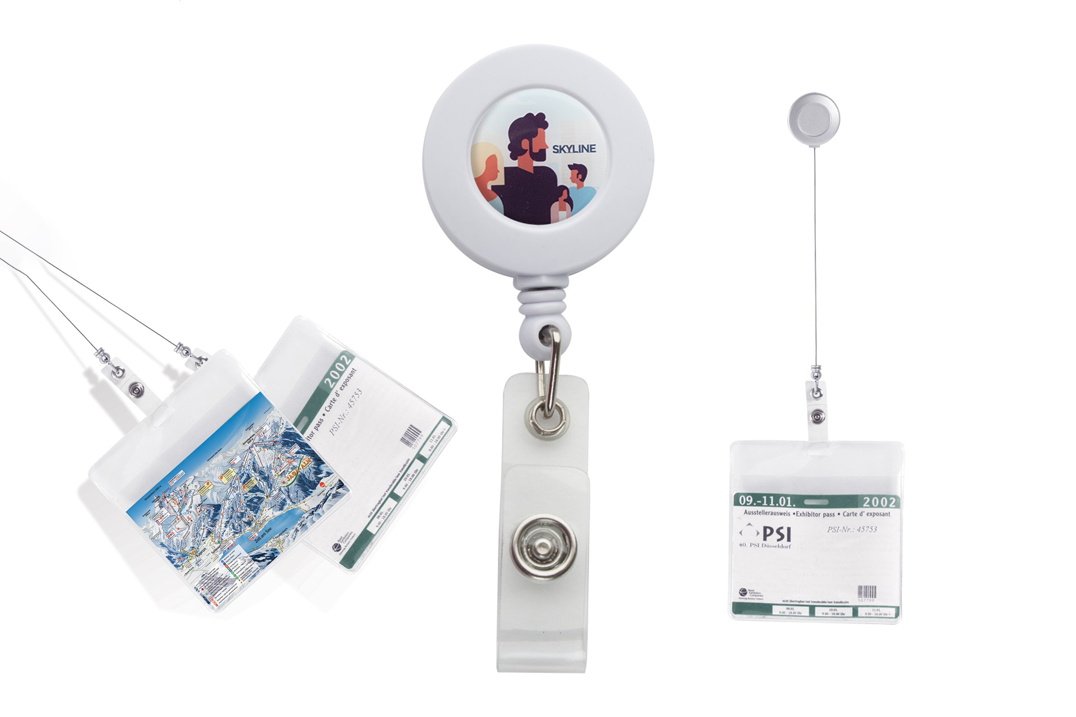 Clips retractabil personalizat pentru ecuson